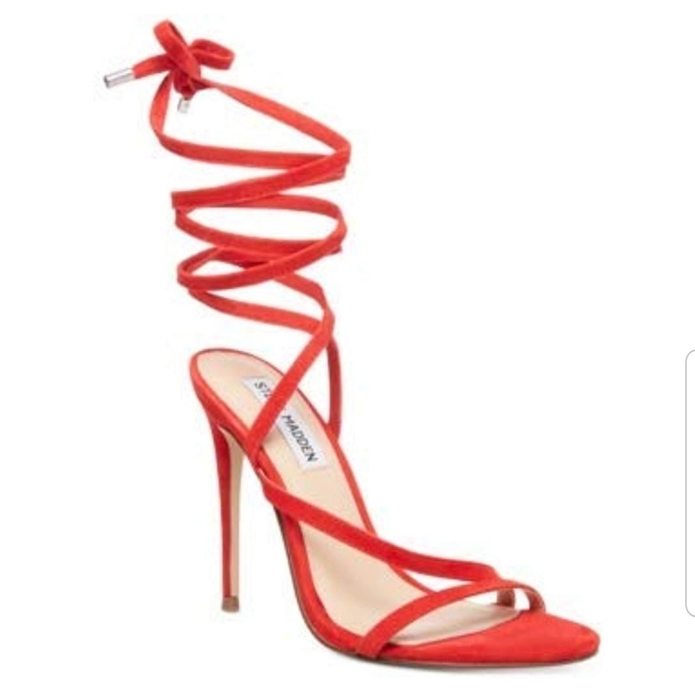 Red Steve Madden Amberlyn Heels